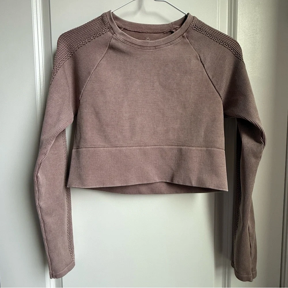 Aerie OFFLINE Big Chill Seamless Long Sleeve T-Shirt